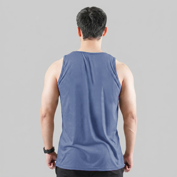 Dusty Blue Cotton Sando