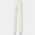Premium Cream White Loose Fit Cotton Interlock Trouser