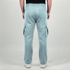 Sky Blue Interlock Cargo Trouser