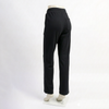 Black Plain Interlock Trouser