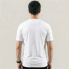 White Plain Lycra Cotton Tshirt