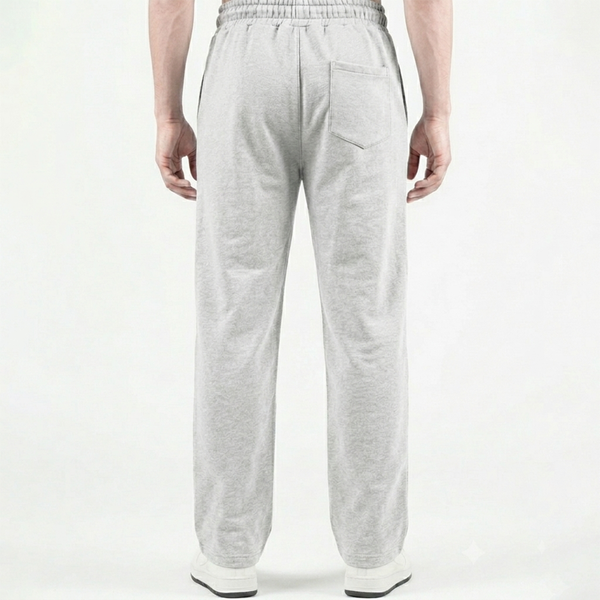 Light Grey Double Stitch loose fit Trousers