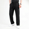 Black Plain Interlock Trouser