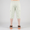 Light Grey 3 Quarter Shorts