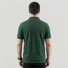 Green V-Neck Polo
