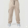 Sand Cotton Interlock Cargo Trouser