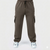 Brown Cotton Interlock Cargo Trouser