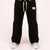 Black Cream Fleece Trouser