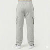Grey Cotton Interlock Cargo Trouser