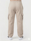 Sand Cotton Interlock Cargo Trouser
