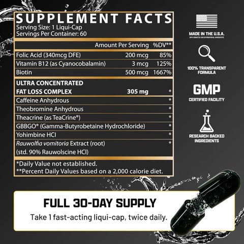 Nutrex Lipo6 Black Hers Ultra Concentrate 60 Capsules