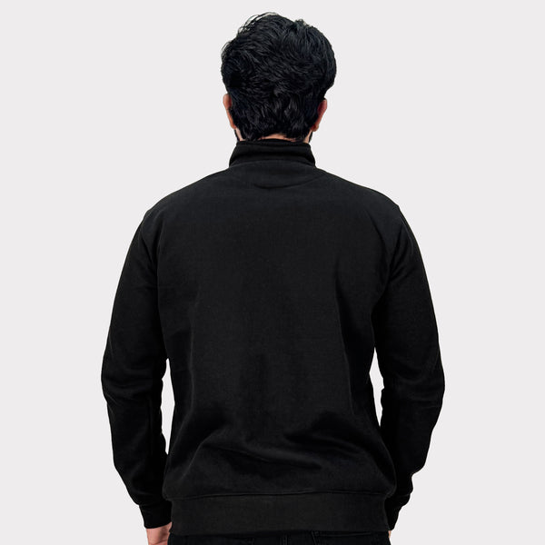 Unisex Black Full Zipper