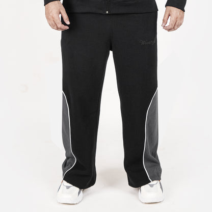 Unisex Black Baggy Style Trouser