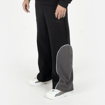 Unisex Black Baggy Style Trouser