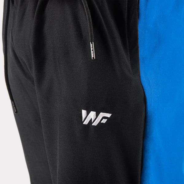 Black/Blue Micro Interlock Training Shorts