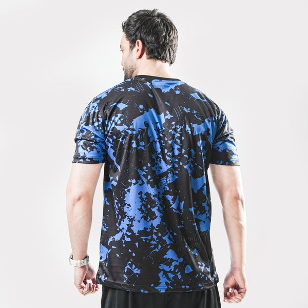 Special Edition-Blue Camo Quick Dry T-Shirt