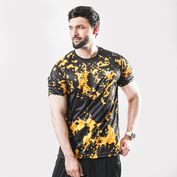 Special Edition-Mustard Camo Quick Dry T-Shirt
