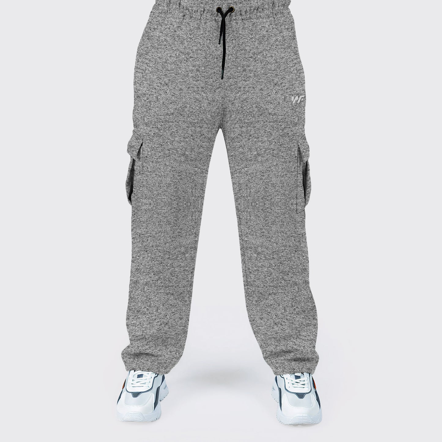 Pure cotton Gray kint Cargro Trouser