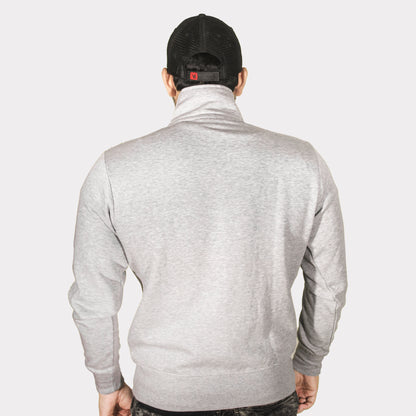Unisex Grey Full Zipper