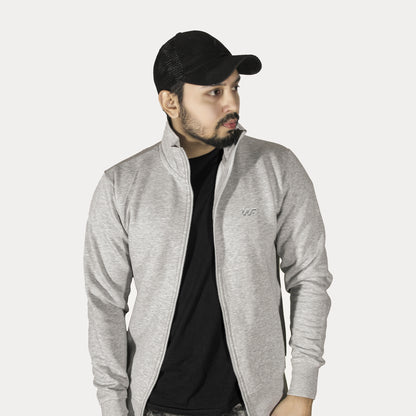Unisex Grey Full Zipper