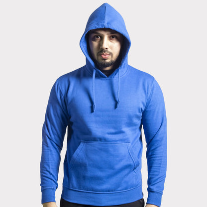 Unisex Round Neck Royal Blue Hoodie