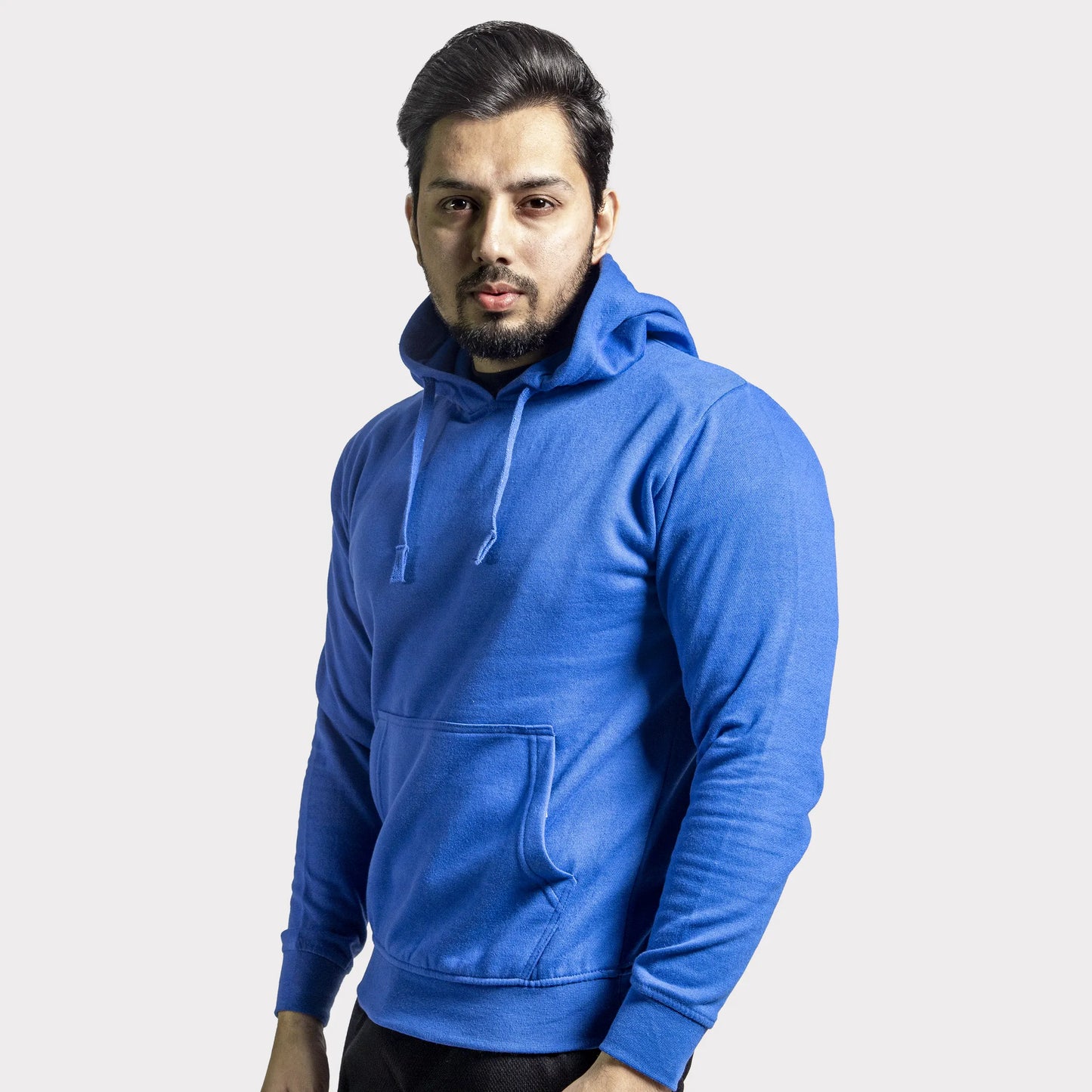 Unisex Round Neck Royal Blue Hoodie