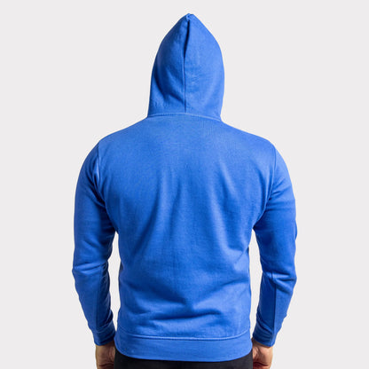 Unisex Round Neck Royal Blue Hoodie