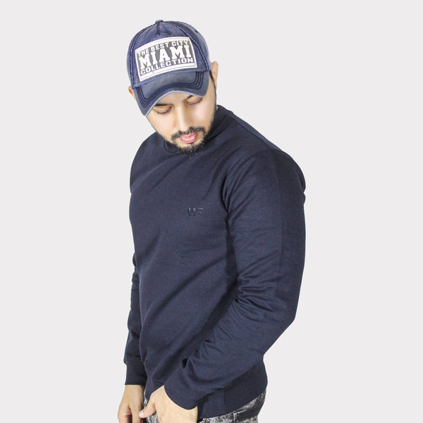 Unisex Premium Navy Blue Fleece Sweatshirt