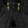 Gold Dangle Jhumka Earrings