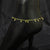 Gold Chain Beaded Anklet