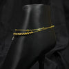 Gold Beads With Tear-Drop Shaped Anklet