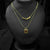 Duogold Necklace With Gemstone