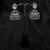 Silver Jhumka Earings With Bell Shaped