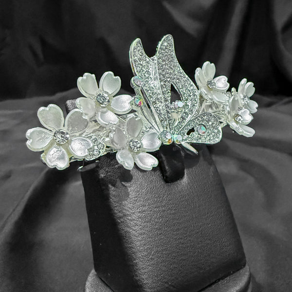 Butterfly Shape Silver Hair Clip