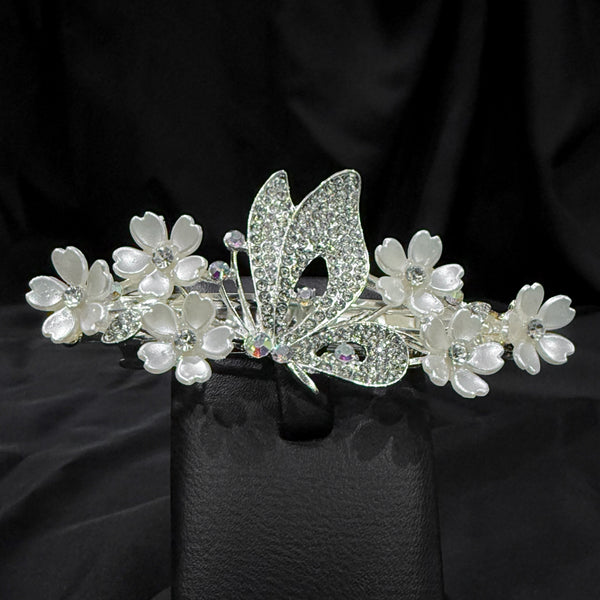 Butterfly Shape Silver Hair Clip