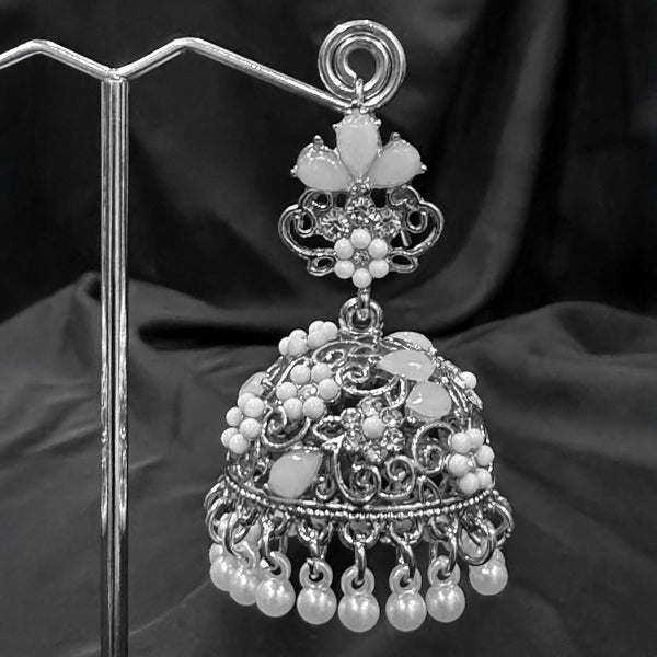 Oxidized Silver Jhumka