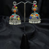 Oxidized Multi Jhumka Earring