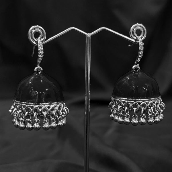 Black Plated Jhumki