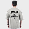Stress Uninstall Graphic Black Tshirt