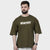 Weartofit olive Green Plain Tshirt