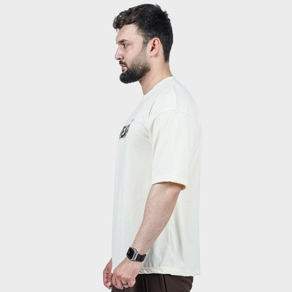 Weartofit Off-White Plain Tshirt