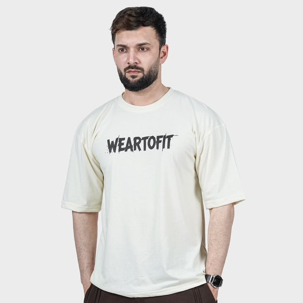 Weartofit Black Plain Tshirt