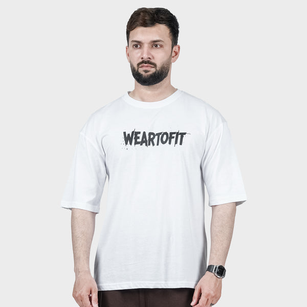 Weartofit White Plain Tshirt