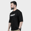 Weartofit Black Plain Tshirt