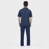 Navy Ottoman Textured Co-ord Set
