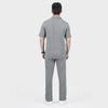 Gray Ottoman Textured Co-ord Set