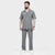 Gray Ottoman Textured Co-ord Set