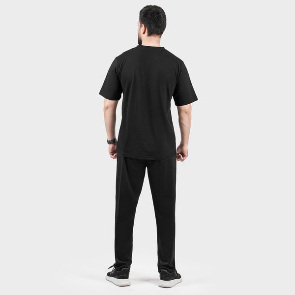 Dryfit Black Tracksuit with reflectors