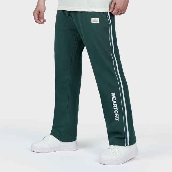 Weartofit Green Double Stripes Trousers
