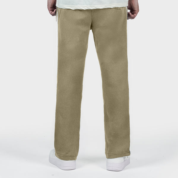 Weartofit Light Brown Double Stripes Trousers